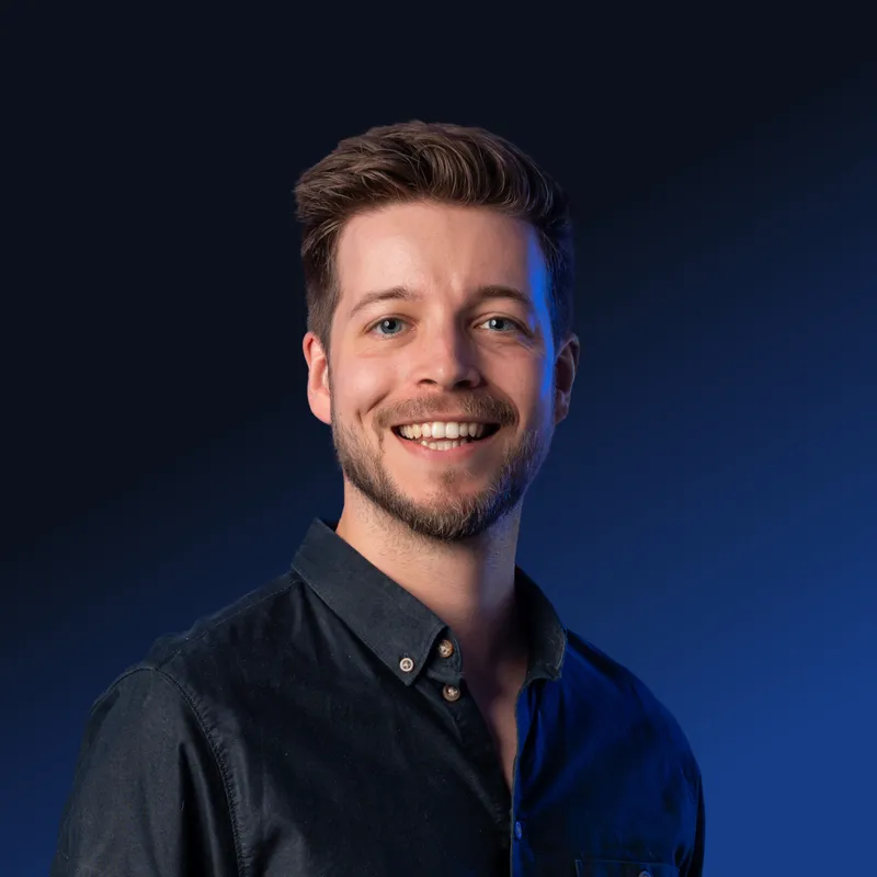 Portretfoto van Sander de Bruijn, consultant bij Den of Data
